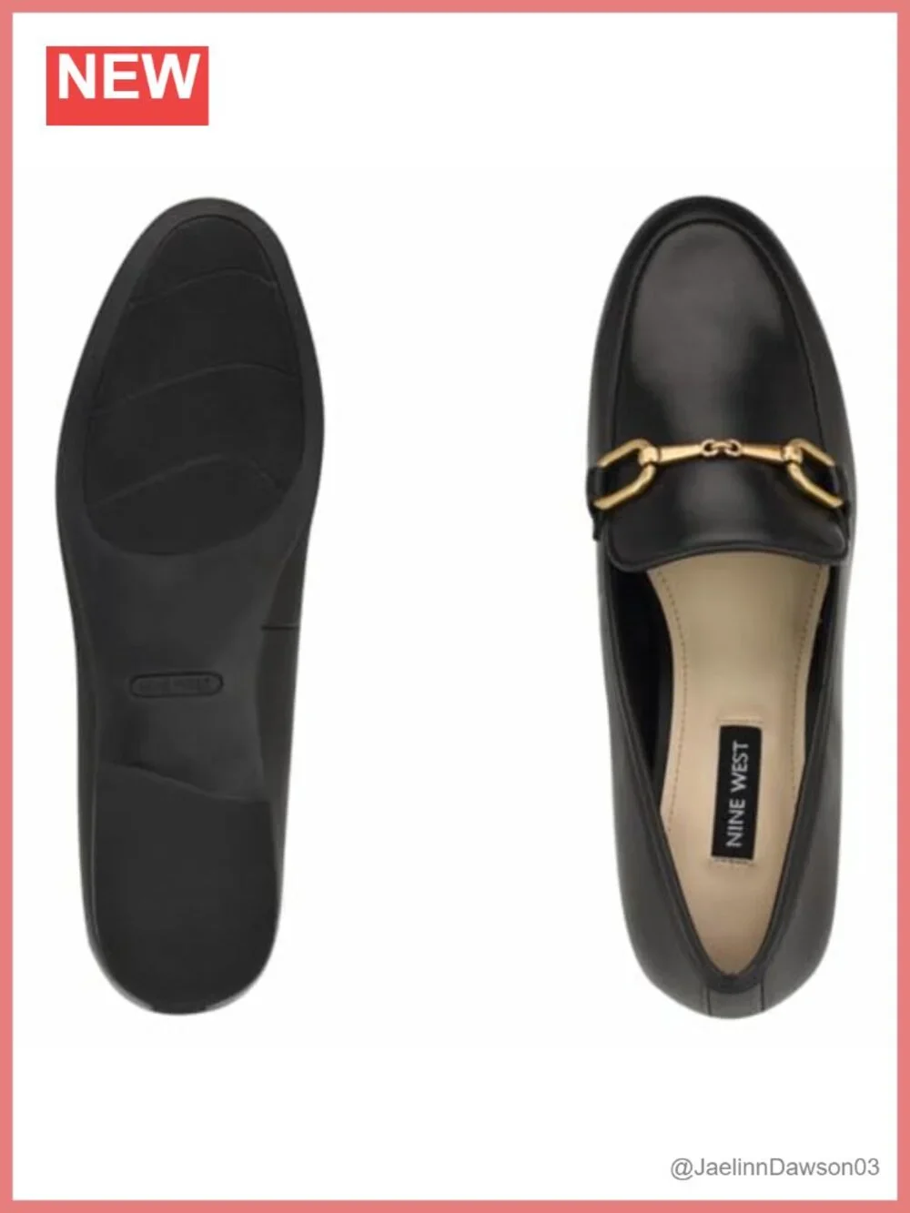 Nine West Brayci Women's Loafer Faux Leather Slip-On Almond Toe Horsebit